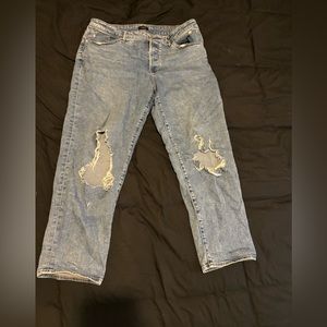 Distressed Express Boyfriend Jeans